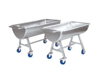 Inox voziček 150 lit.