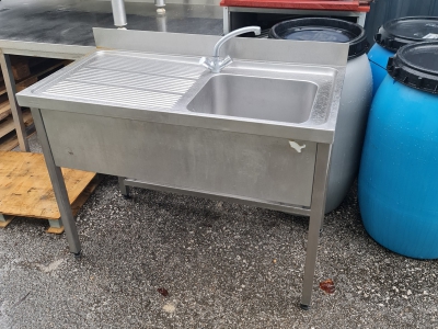 Inox korito 120 cm / rabljeno