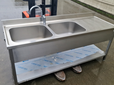 Inox korito 200 cm / rabljeno