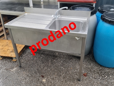 Inox korito 120 cm / rabljeno