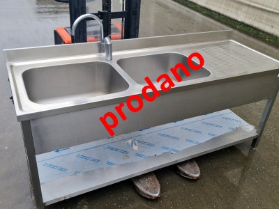 Inox korito 200 cm / rabljeno