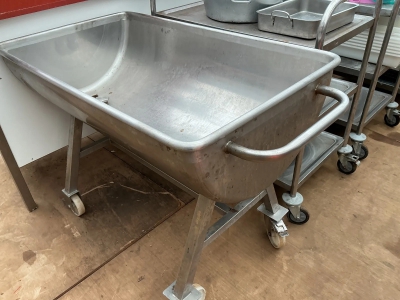 Inox vozišek 150 lit. / rabljen 