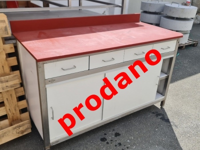 Delovni pult inox / koterm / rabljen