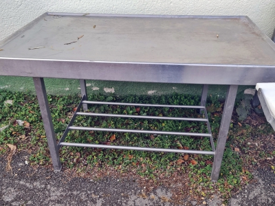 Klobasičarska miza 150 cm / rabljena