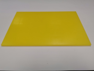 Deska za rezanje PVC rumena